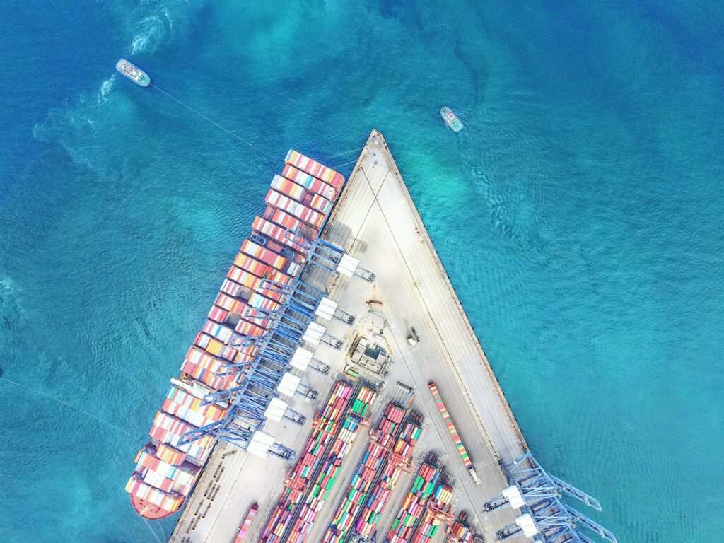 China to US North America shipping rates February 2026 logistics container terminal