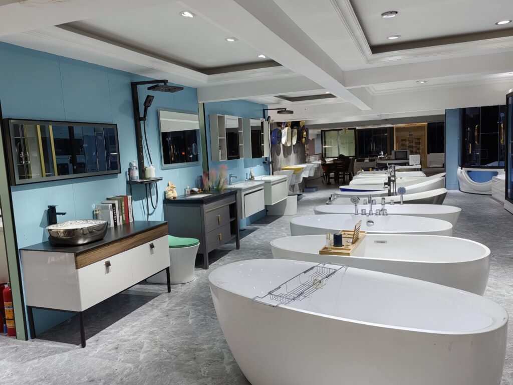 showroom of hardware & bathroom materials modern style