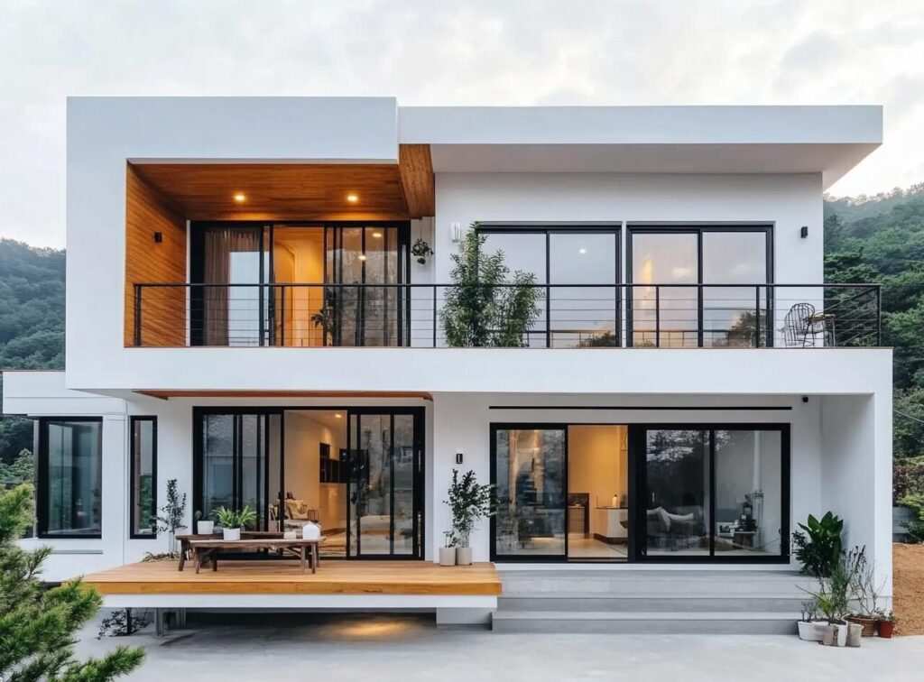 Luxury home built with imported building materials from China