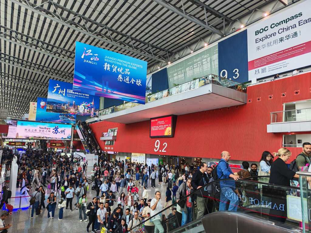 Crowds of international buyers arriving at the Canton Fair 2026, the largest Guangzhou trade show 2026 for global sourcing.