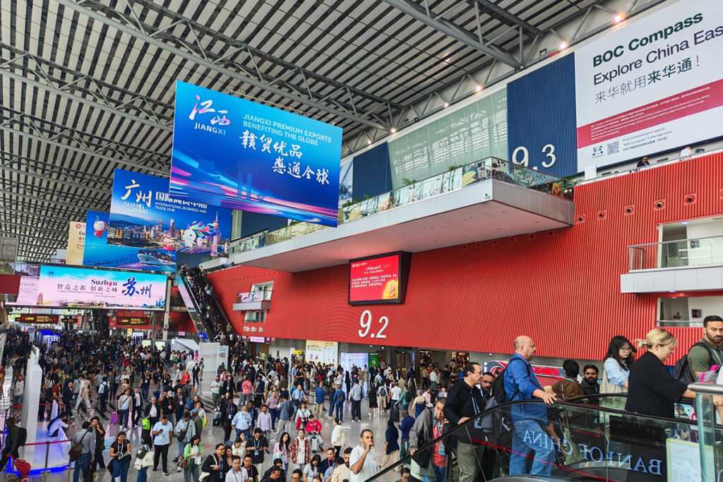 Crowds of international buyers arriving at the Canton Fair 2026, the largest Guangzhou trade show 2026 for global sourcing.