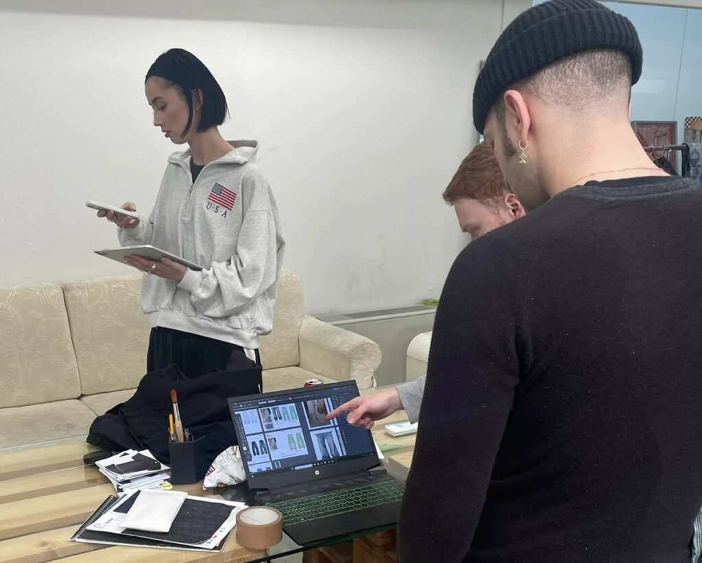 A detailed tech pack for clothing production sent to an acid wash clothing manufacturer.